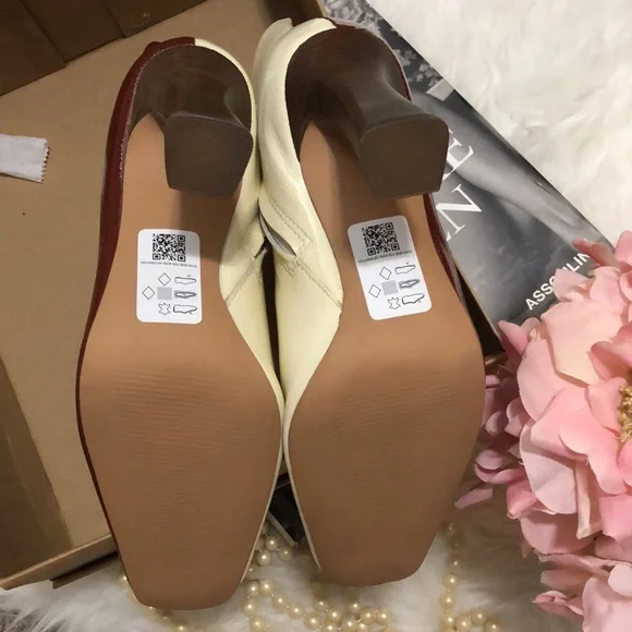 BNIB • ASOS • Two-Tone Leather Ankle Boots - Picture 9 of 15